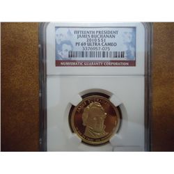 2010-S BUCHANAN DOLLAR NGC PF69 ULTRA CAMEO