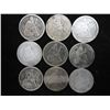 Image 1 : 9 ASSORTED 1870'S SEATED LIBERTY DIMES