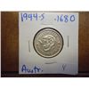 Image 1 : 1944-S AUSTRALIA SILVER SHILLING .1680 OZ. ASW