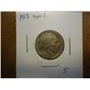 Image 1 : 1913 TYPE I BUFFALO NICKEL (VERY GOOD)