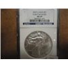 Image 1 : 2009 AMERICAN SILVER EAGLE NGC MS69 EARLY RELEASES