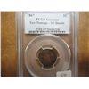 Image 1 : 1867 INDIAN HEAD CENT KEY DATE PCGS XF DETAILS