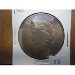 1923 PEACE SILVER DOLLAR