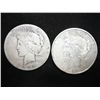 Image 1 : 1922-S & 1923-S PEACE SILVER DOLLARS