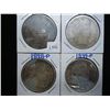 Image 1 : 1893,95,98 & 99 BARBER HALF DOLLARS