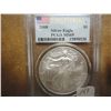 Image 1 : 2008 AMERICAN SILVER EAGLE PCGS MS69 1ST STRIKE