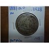 Image 1 : 1881 MO MEXICO SILVER 50 CENTAVOS