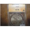 Image 1 : 1924 PEACE SILVER DOLLAR ANACS AU58