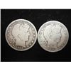 Image 1 : 1908-O & 1915-S BARBER HALF DOLLARS