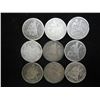 Image 1 : 9 ASSORTED 1880'S SEATED LIBERTY DIMES
