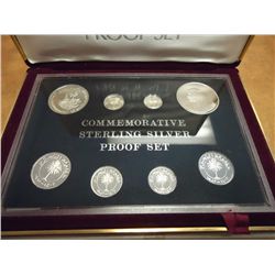 1983 BAHRAIN COMMEMORATIVE STERLING SILVER 8 COIN