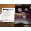 Image 1 : 1992-S US OLYMPIC 2 COIN PROOF SET WITH AUTHENTIC