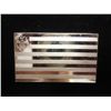 Image 1 : 30 GRAM STERLING SILVER FLAG INGOT SOCIETY OF THE