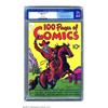 Image 1 : 100 Pages of Comics #1 (Dell, 1937) CGC NM- 9.2 Off-white pages. The square binding and stiff cov...