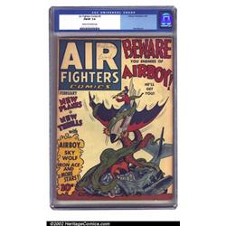 Air Fighters Comics #5 (Hillman 1943) CGC FN/VF 7.0 Cream to off-white pages. Air Fighters always...