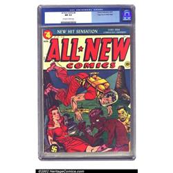 All-New Comics #4 Mile High pedigree (Harvey, 1943) CGC NM 9.4 Off-white to white pages. This wil...