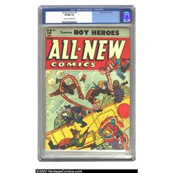 All-New Comics #12 (Harvey, 1946) CGC VF/NM 9.0 Cream to off-white pages. This copy has received...