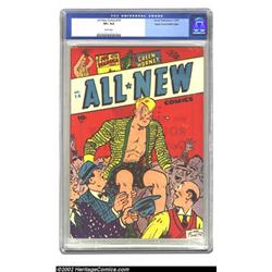 All-New Comics #14 Mile High pedigree (Harvey, 1947) CGC VF+ 8.5 White pages. The historical sign...