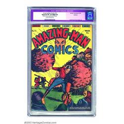 Amazing-Man #10 Rockford pedigree (Centaur, 1940) CGC Apparent VF 8.0 Slight (P) Cream to off-whi...