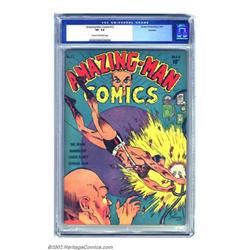 Amazing-Man #12 Rockford pedigree (Centaur, 1940) CGC VF- 7.5 Cream to off-white pages. Amazing-M...