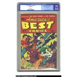 America's Best Comics #18 Mile High pedigree (Nedor Publications, 1946) CGC NM- 9.2 Off-white pag...