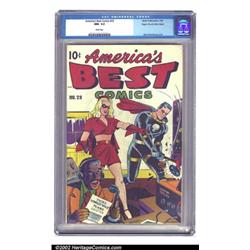 America's Best Comics #29 Mile High pedigree (Nedor Publications, 1949) CGC NM- 9.2 White pages....