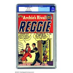 Archie's Rival Reggie #1 (Archie, 1950) CGC VF+ 8.5 Off-white to white pages. Poor Reggie! Always...