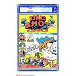 Big Shot Comics #1 (Columbia, 1940) CGC FN+ 6.5 Off-white to white pages. This blockbuster premie...