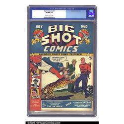 Big Shot Comics #3 (Columbia, 1940) CGC VF/NM 9.0 Off-white to white pages. This is the highest C...