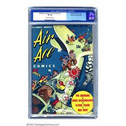 Bill Barnes Comics #11 Mile High pedigree (Street & Smith, 1943) CGC VF 8.0 Off-white to white pa...