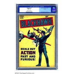 Blackhawk #14 Rockford pedigree (DC, 1947) CGC NM- 9.2 Off-white to white pages. Here is another...