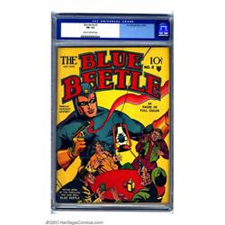 Blue Beetle #2 (Feature, 1940) CGC FN- 5.5 Cream to off-white pages. The great Golden Age superhe...