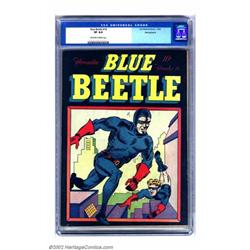 Blue Beetle #16 Pennsylvania pedigree (Fox Features Syndicate, 1942) CGC VF 8.0 Off-white to whit...