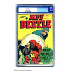 Blue Beetle #24 Pennsylvania (Fox Features Syndicate, 1943) CGC VF- 7.5 Cream to off-white pages....