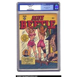 Blue Beetle #54 (Fox Features Syndicate, 1948) CGC FN 6.0 Off-White pages. This famous Good Girl/...