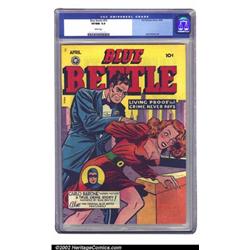 Blue Beetle #55 (Fox Features Syndicate, 1948) CGC VF/NM 9.0 White pages. For a few glorious issu...