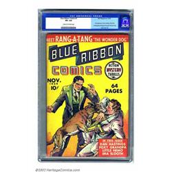 Blue Ribbon #1 (MLJ, 1939) CGC VF+ 8.5 Cream to off-white pages. Historic in many ways, most nota...