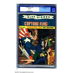 Blue Ribbon #21 Rockford pedigree (MLJ, 1942) CGC VF+ 8.5 Off-white pages. Although Gerber, in hi...