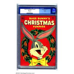 Bugs Bunny's Christmas Funnies #2 File copy (Dell, 1951) CGC NM- 9.2 Off-white pages. True "funny...
