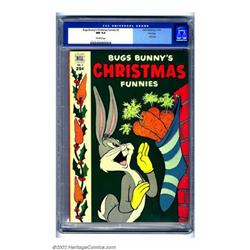 Bugs Bunny's Christmas Funnies #3 File copy (Dell, 1952) CGC NM 9.4 Off-white pages. This is just...
