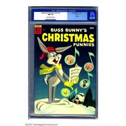 Bugs Bunny's Christmas Funnies #5 File copy (Dell, 1954) CGC NM- 9.2 Cream to off-white pages. Ve...