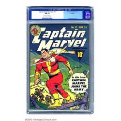 Captain Marvel Adventures #12 Rockford pedigree (Fawcett, 1942) CGC NM 9.4 Cream to off-white pag...