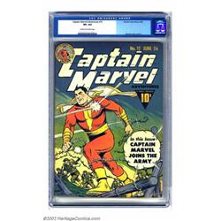 Captain Marvel Adventures #12 (Fawcett, 1942) CGC VF+ 8.5 Cream to off-white pages. Captain Marve...