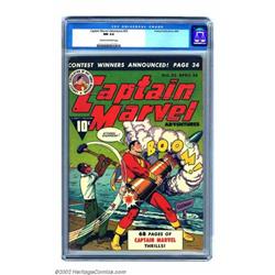 Captain Marvel Adventures #23 (Fawcett, 1943) CGC NM 9.4 Cream to off-white pages. Gerber's The P...