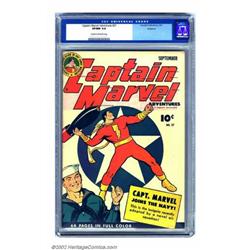 Captain Marvel Adventures #27 Rockford pedigree (Fawcett, 1943) CGC VF/NM 9.0 Cream to off-white...