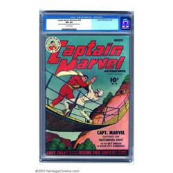 Captain Marvel Adventures #38 (Fawcett, 1944) CGC VF+ 8.5 Off-white pages. Co-creator C. C. Beck...
