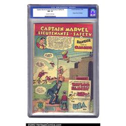 Captain Marvel and the Lieutenants of Safety #2 (Fawcett, 1950) CGC NM- 9.2 Off-white to white pa...