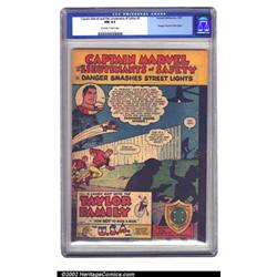 Captain Marvel and the Lieutenants of Safety #3 (Fawcett, 1951) CGC NM 9.4 Off-white to white pag...