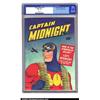 Image 1 : Captain Midnight #15 Mile High pedigree (Fawcett, 1943) CGC NM+ 9.6 White pages. A close up of Ca...