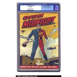 Captain Midnight #20 Mile High pedigree (Fawcett, 1944) CGC NM 9.4 Off-white to white pages. Doub...